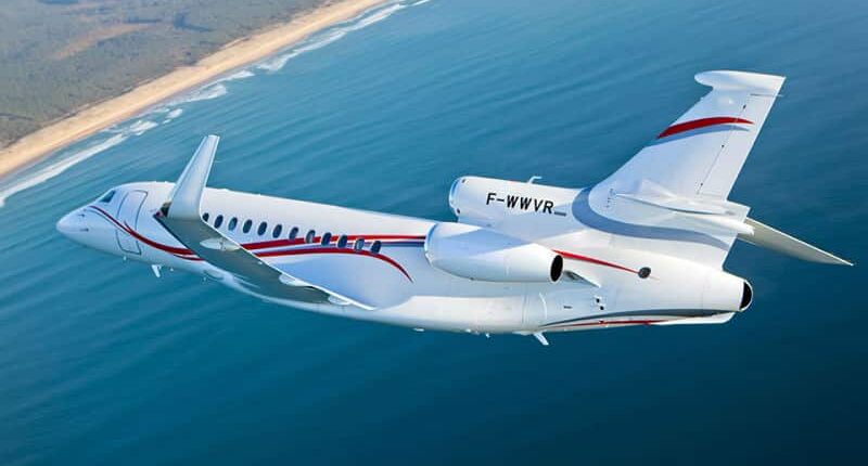 Falcon 7X : Noleggio jet privato 