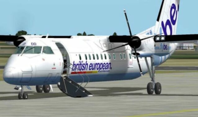 DASH 8-300 sur la piste