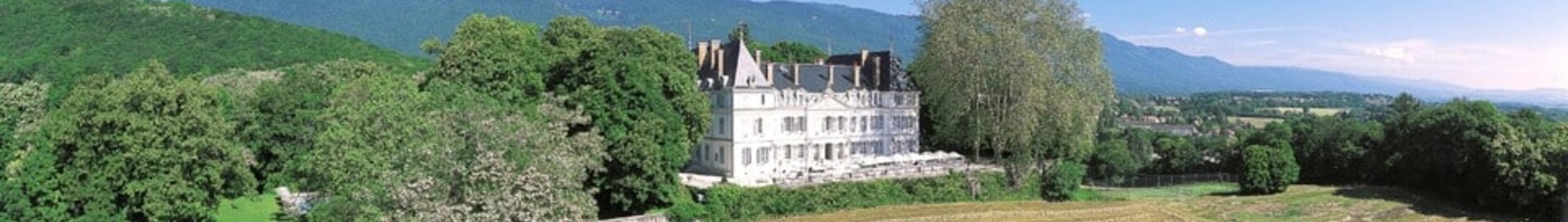 Noleggio elicottero : Château de Divonne Jura Lac Léman
