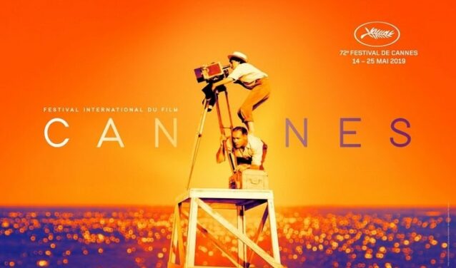 Affiche du 72e Festival de Cannes, océan, 14-25 mai 2019