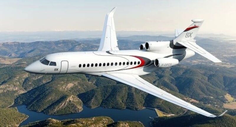 FALCON 8X : Noleggio jet privato 