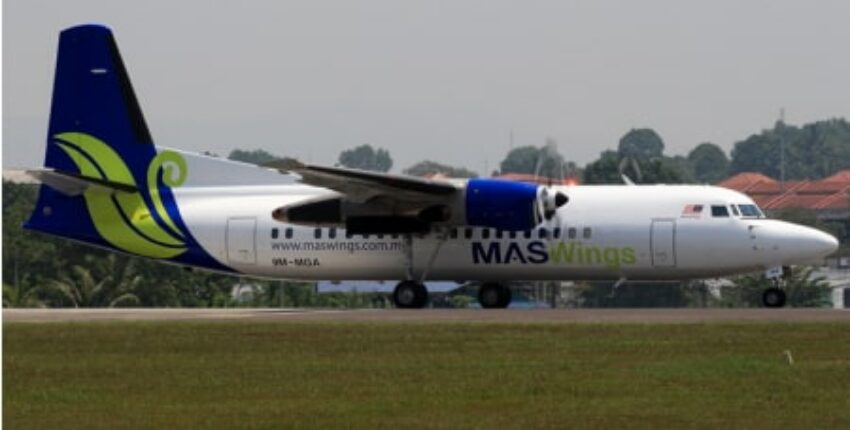 Fokker 50 vol de groupe