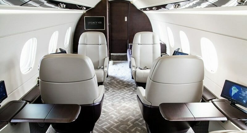 Legacy 450 : noleggio jet privato 