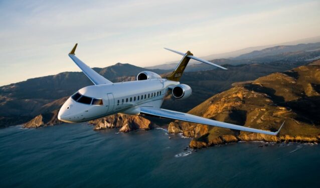 Global 6000 en vol