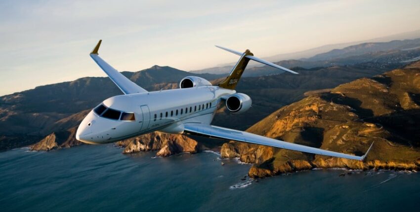 Global 6000 en vol