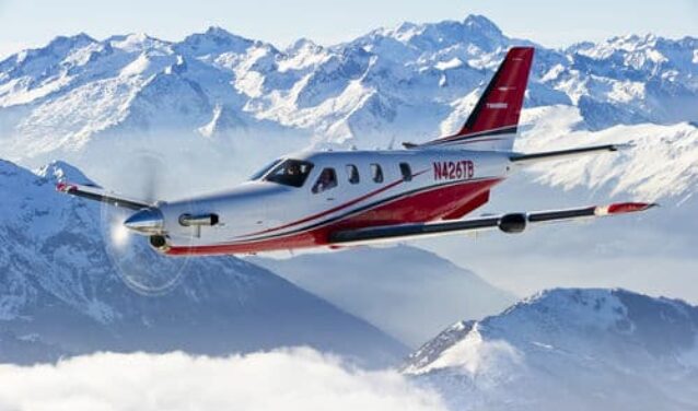 TBM 850 en vol