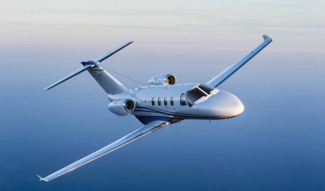 Cessna Citation M2 en vol