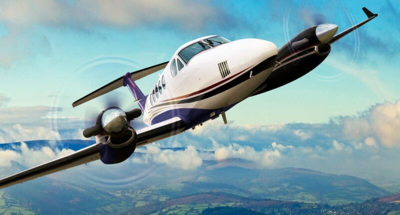 King Air 200 : noleggio jet privato 