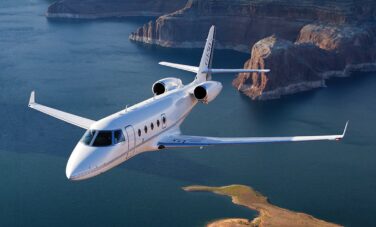 Gulfstream G150 en vol