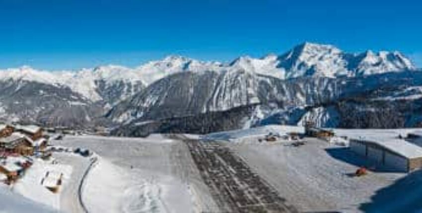 altiport enneigé - Courchevel