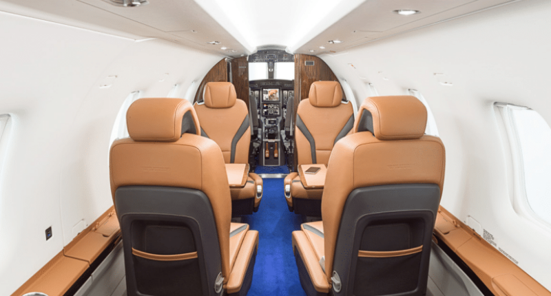 Pilatus PC-12 intérieur