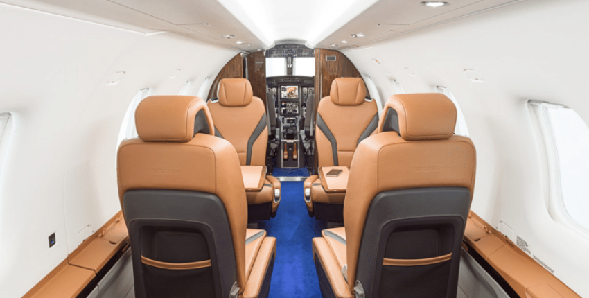 Pilatus PC-12 intérieur