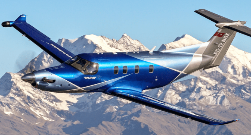 Pilatus PC-12 intérieur