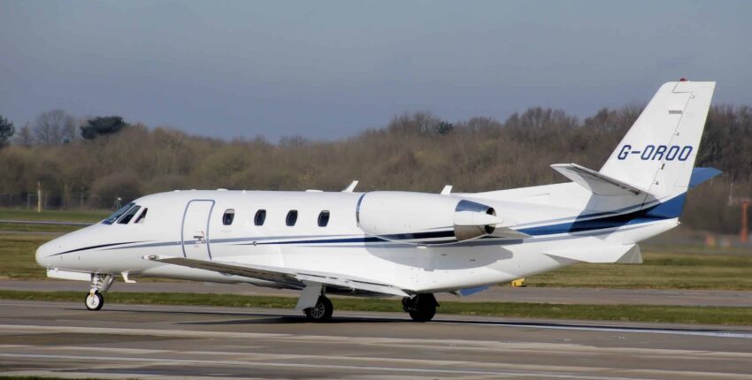 Citation 1 jet privé blanc