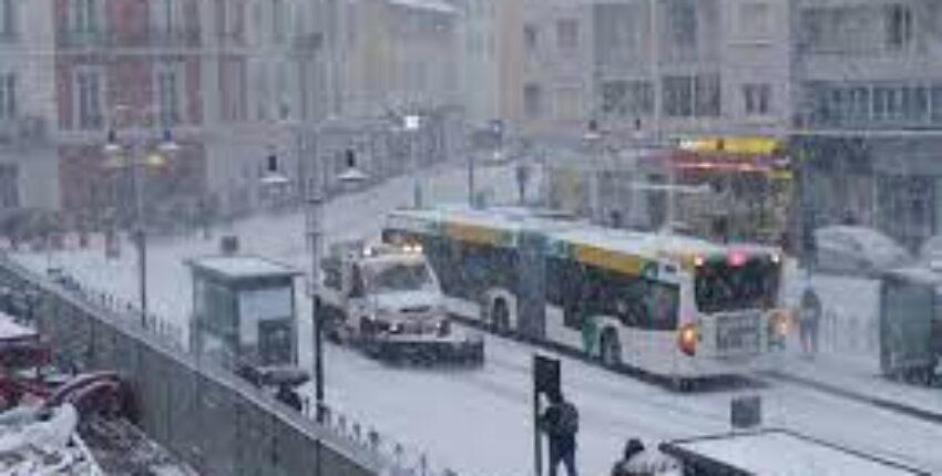 Chambery sous la neige