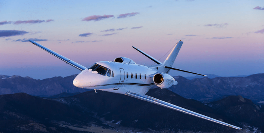 Extérieur jet privé Citation Excel - AEROAFFAIRES