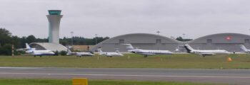 location de jet privé sur une piste à Farnborough