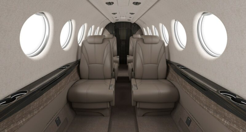 King Air 350 : Noleggio jet privato 