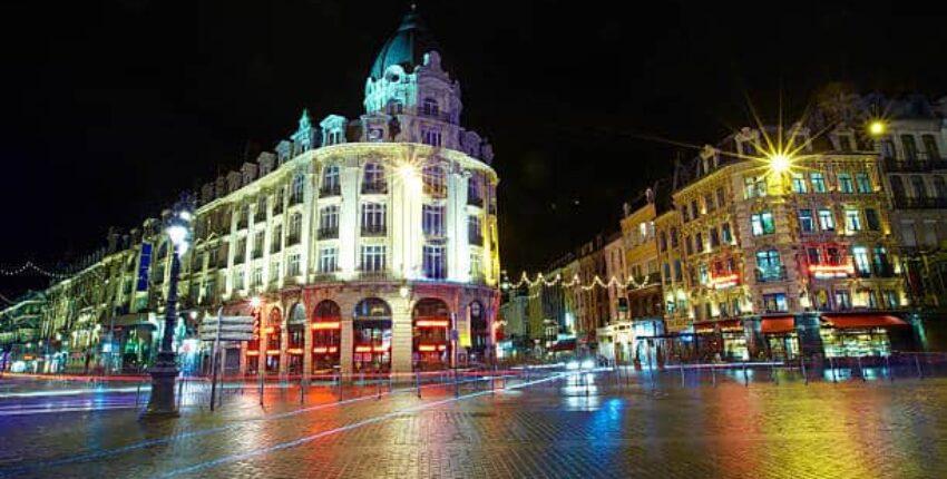 Lille ville de nuit