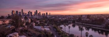 Los Angeles couché de soleil