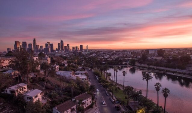 Los Angeles couché de soleil