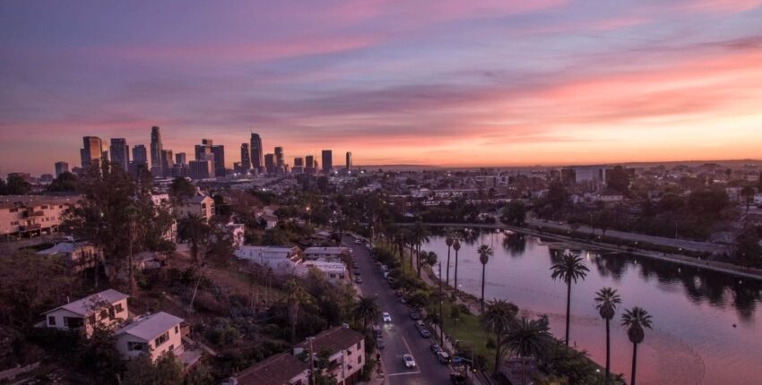 Los Angeles couché de soleil