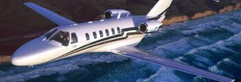 Citation CJ2 en vol