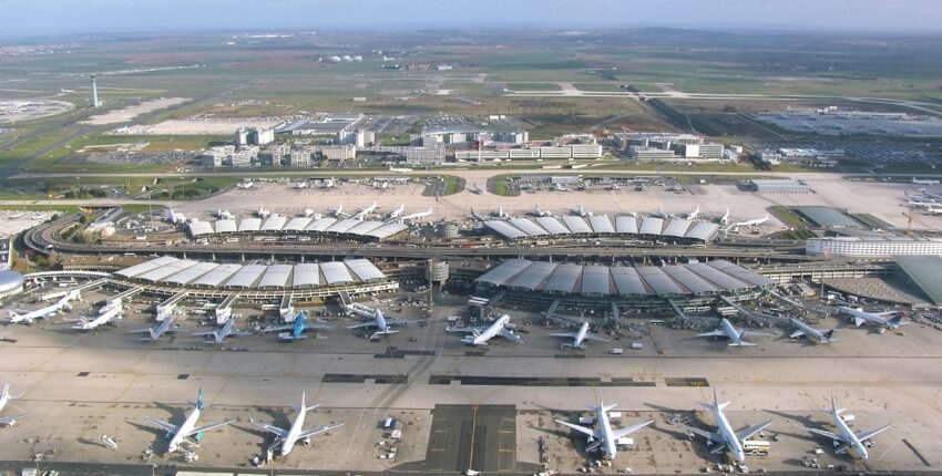 aeroport CDG vue aérienne