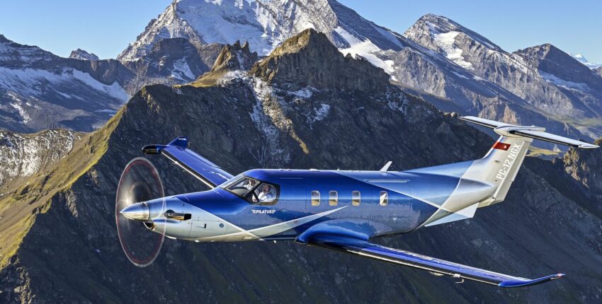 PILATUS PC-12 en vol