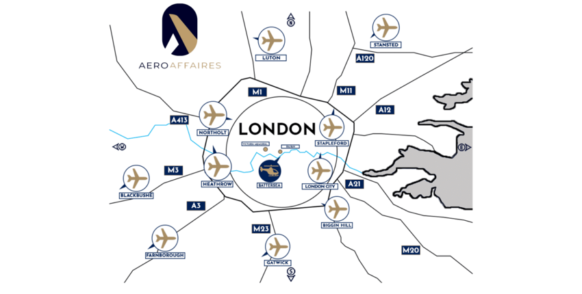 Londra Luton : noleggio di jet privati