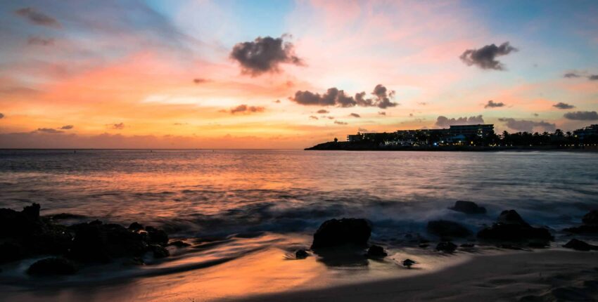 Saint-Martin - coucher de soleil