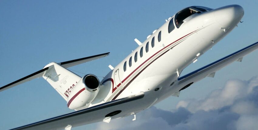 CITATION CJ3 en vol