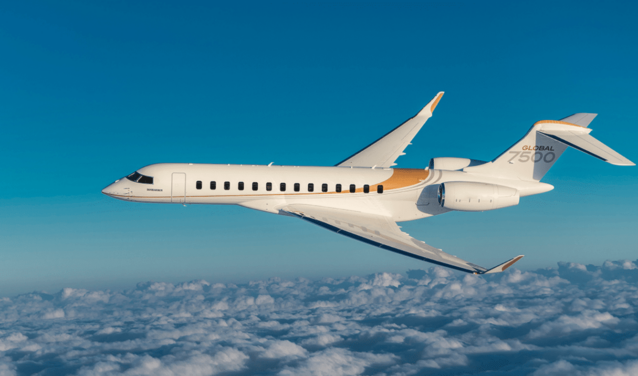 Global 7500 en vol