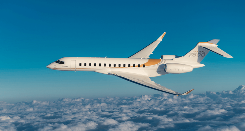 Global 7500 : Noleggio jet privato