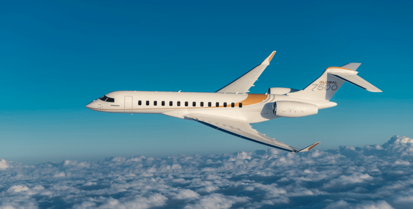 Global 7500 en vol