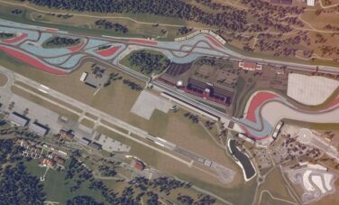 Circuit du Castellet, vue aérienne et complexe de pistes.