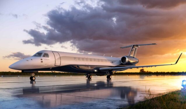 Legacy 650 sur la piste