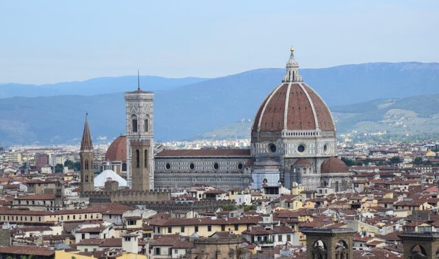 Skyline Florence avec la cathédrale de Florence.