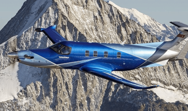 Pilatus PC12 NGX en vol