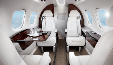 Le grandi cabine dei jet privati