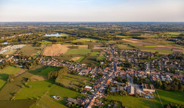 ville et aeroport de Flandre