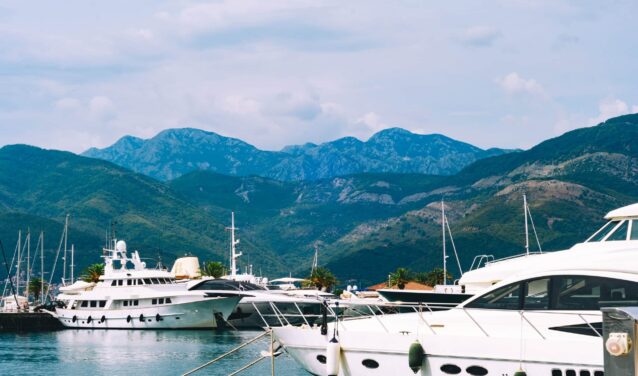 Tivat jet privé / La baie de Tivat