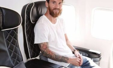 private jet lionel messi