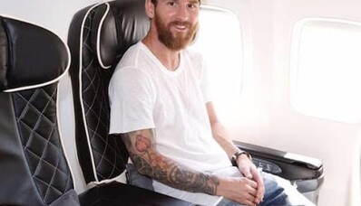 Il jet privato di Lionel Messi