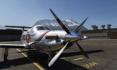 Pilatus PC-12, un petit avion monomoteur à hélice