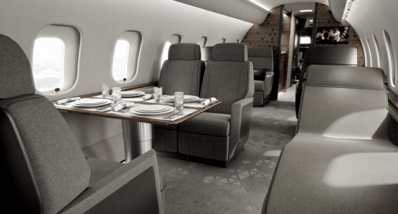 Global 5500 : noleggio jet privato 