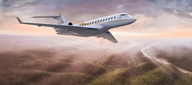 Jet privé Learjet 75 siège en cuir blanc