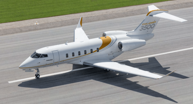 Jet privato Challenger 3500 Bombardier : noleggio jet privato