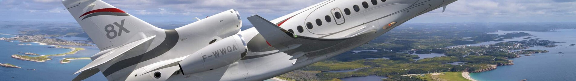 Il Falcon 8X migliora la sua cabina