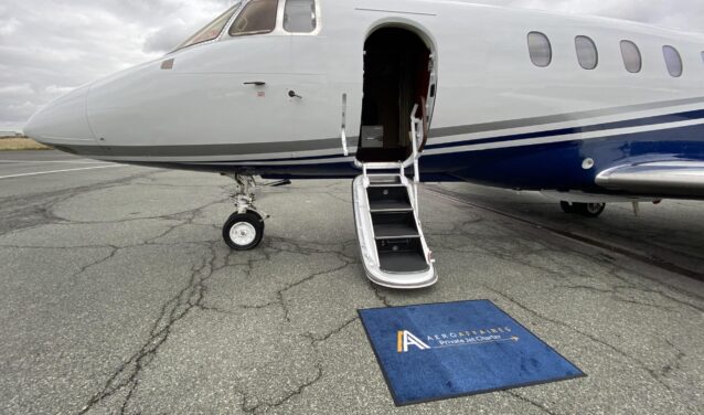 jet privé et tapis aeroaffaires